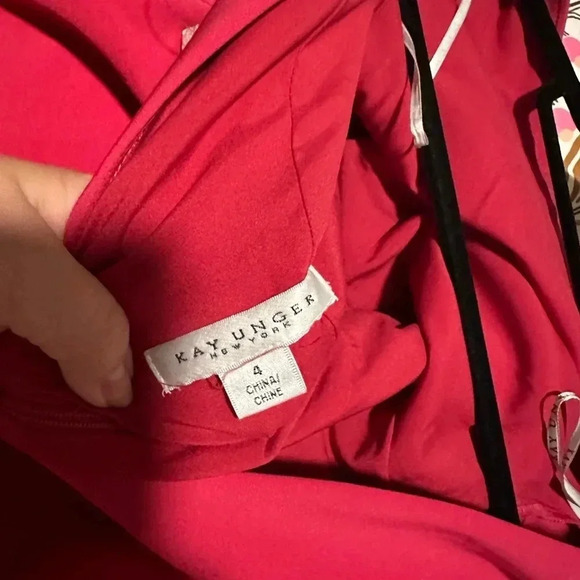 Kay Unger FRANCA COLUMN GOWN size 4 NWT - Picture 8 of 8